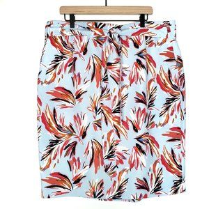 Lane Bryant Floral Tie Pencil Skirt 22